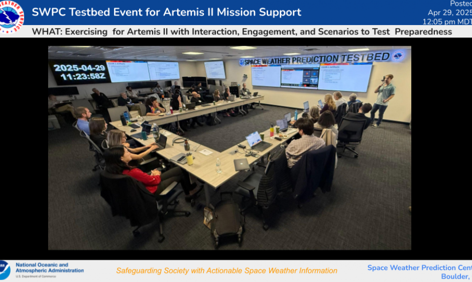 SWPC Testbed for Artemis II Support