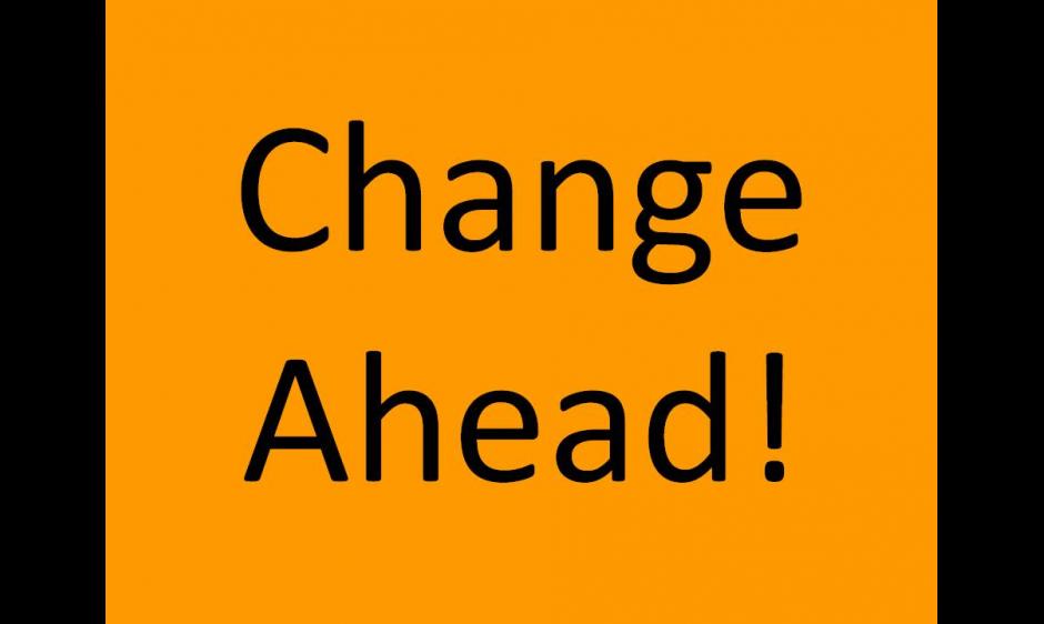 Change Ahead!