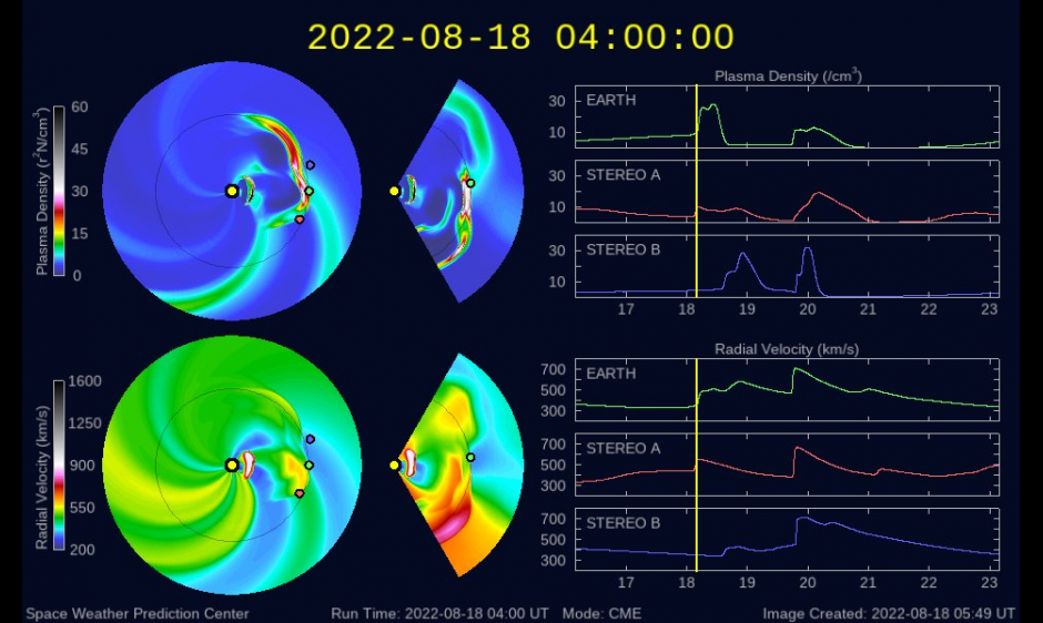 WSA-Enlil model output image