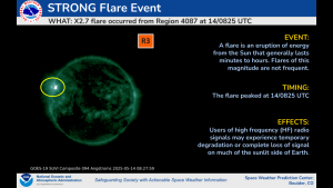 14 May X flare