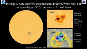 16 August, 2022 Sunspots