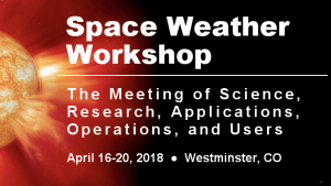 2018 Space Weather Workshop Banner