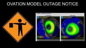 OVATION Model outage notice