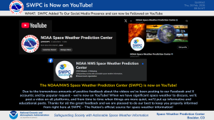 SWPC Is Now On YouTube!